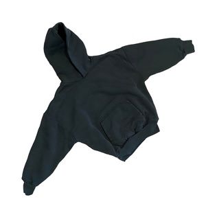 Yeezy Gap Kid's YZY Perfect Hoodie Black Sweatshirt Unisex Youth Medium New